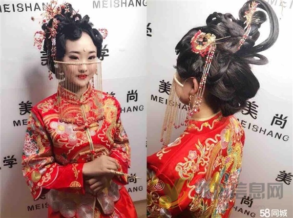 学化妆美甲半永久纹绣请选美尚供 就业终生免费进修