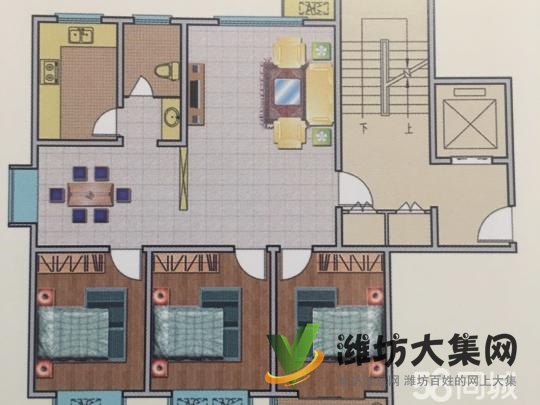 天水盛和苑3室2厅1卫