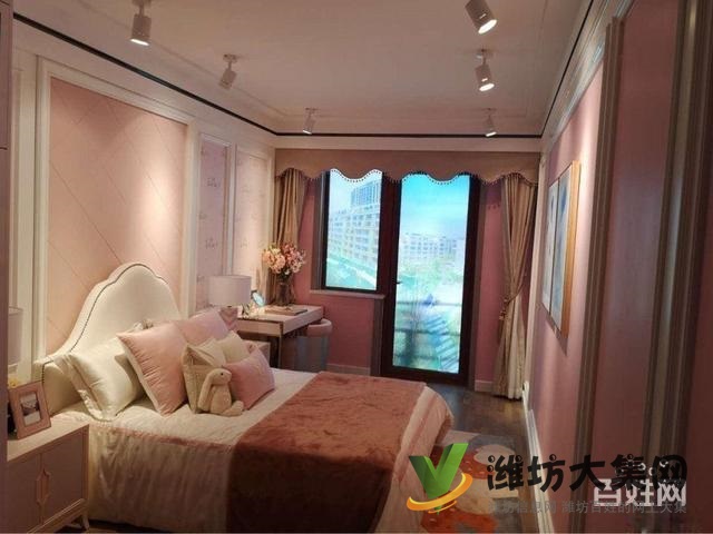 奎文区白浪河畔 高档小区 阳光假日 法式 多层电梯