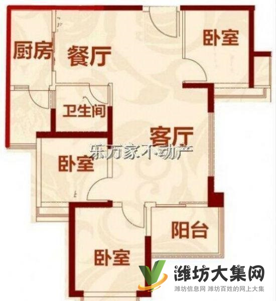 安全交易 只卖1个月85万85万买精装3室恒