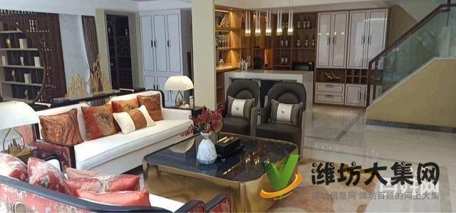 奎文区白浪河畔 高档小区 阳光假日 法式 多层电梯