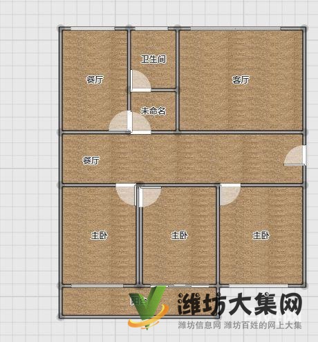 单价不到七千买高新实验学曲房潍坊新一 中近多层2楼