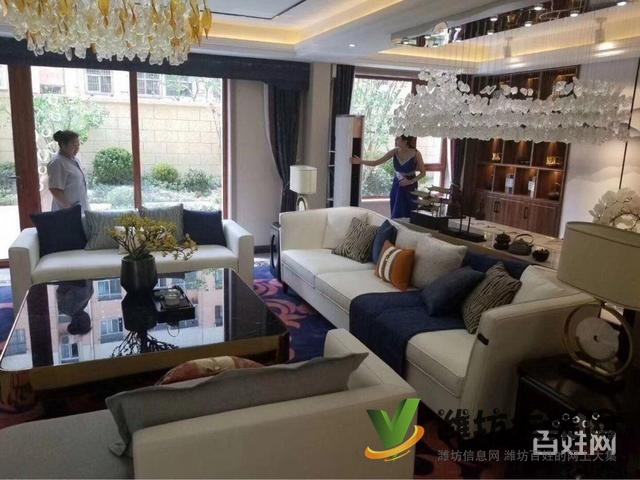 奎文区白浪河畔 高档小区 阳光假日 法式 多层电梯