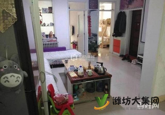 同心园,万达泰华近潍柴单位房2楼精装两室,拎包入住