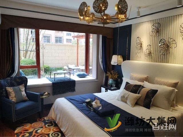 奎文区白浪河畔 高档小区 阳光假日 法式 多层电梯