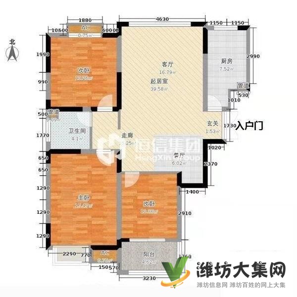 精装三房 丽水芳洲 业主城心出售 仅需78万 钥匙