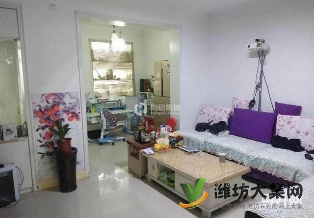 同心园,万达泰华近潍柴单位房2楼精装两室,拎包入住