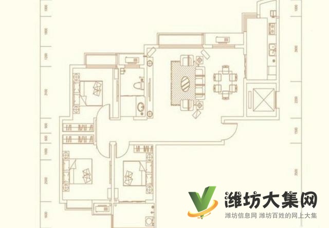 附属医院近!虞河畔!德润玫瑰熙园!123平!超大客