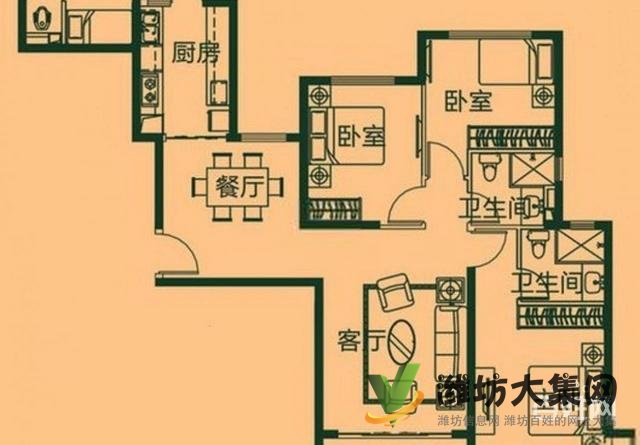 福寿街外国语恒大翡翠华庭,客厅朝阳精装修95万买四
