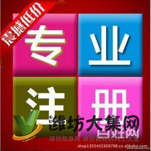 潍坊工商代理注册公司,公司注册代理,进出口权申请