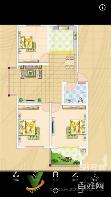 火车站近健康街小学107平3室2厅精装电梯出税69