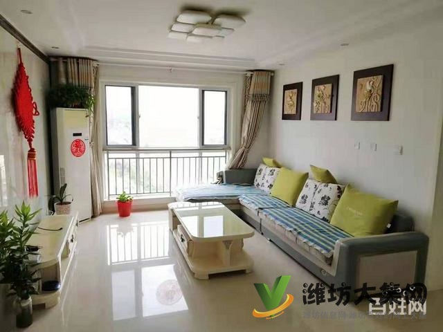 大华中央城豪华装修3室带地下大车库家具家电齐全三块空调