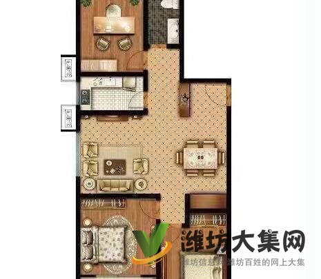 美国小镇130平64万急售