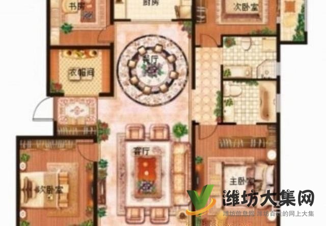 住在公园里 电梯洋房大四室171平方平层现房有证看