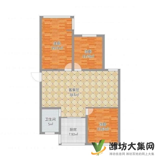 河西学校,香江水岸3楼多层,标准三卧,14年的新房