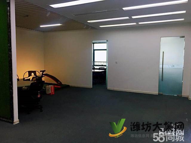 {快租无中介费}奎文万达中心好位置精装写字楼出租