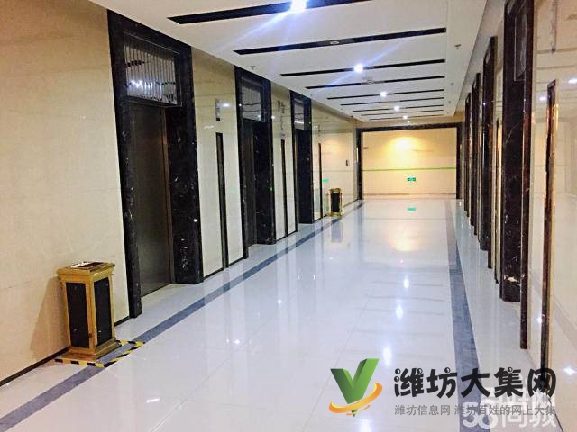 {快租无中介费}奎文万达中心好位置精装写字楼出租