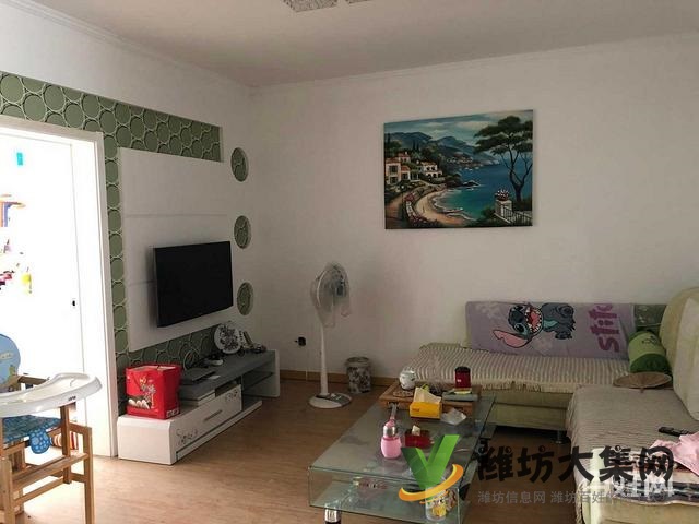 寒亭祥和家园 二期二楼3室2厅1卫 90平米，带地