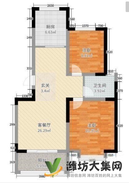 高新二路 浞河东岸 景泰园小区 现房 5200每平