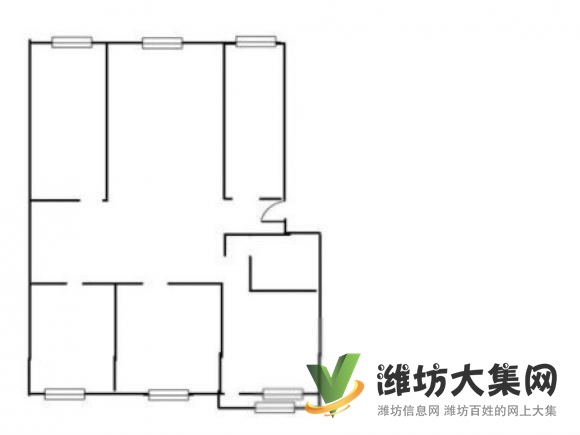 外国语近华景新城多层二楼精装无税三室两卫送地下室看房有钥匙