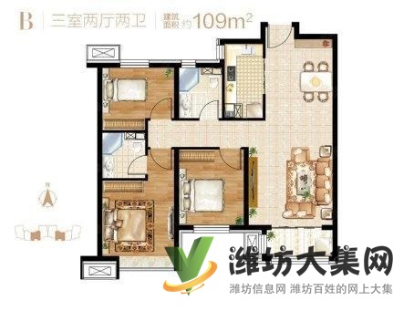 首付低 户型方正 桃李东方紧邻东城双语学校 妇幼保健院顶