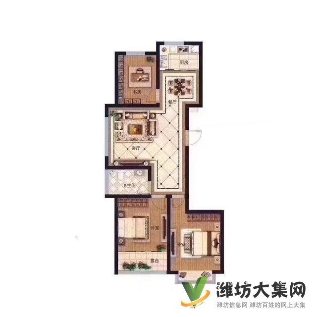 7000多点 现房 多层电梯洋房 标三 潍城核心地