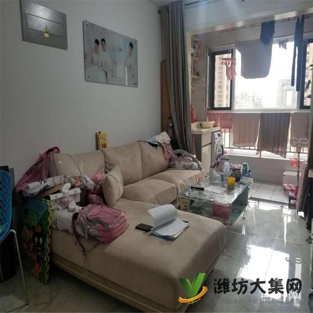 虞河生活城近 81平方客厅朝阳金鼎华府精装两室 带