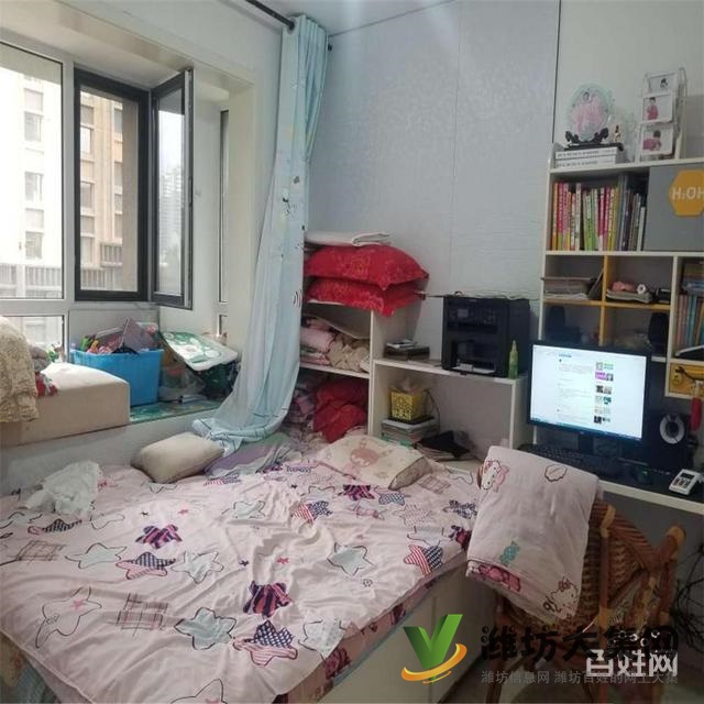 虞河生活城近 81平方客厅朝阳金鼎华府精装两室 带