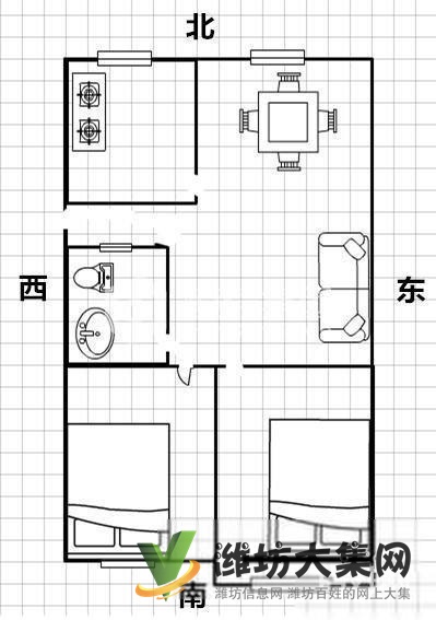 圣荣广场多层1楼,精装3室,房东急售,现在仅仅只要