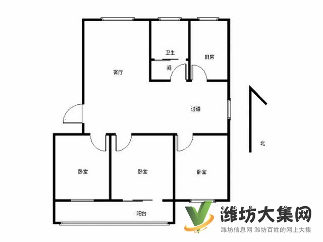 外国语近,三室朝阳,精装修,送地下室 送院子
