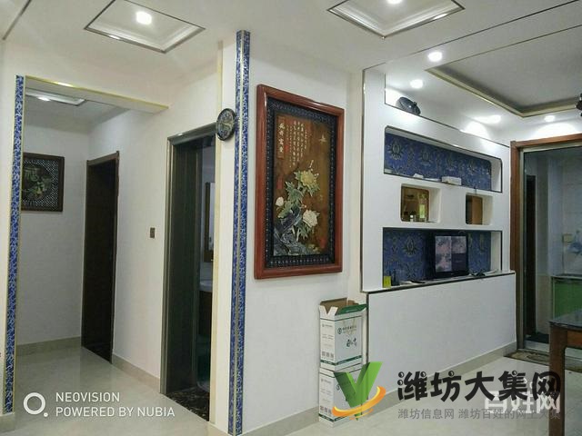 市北区湖景龙湾旁精装好楼层带地上车库 好房子