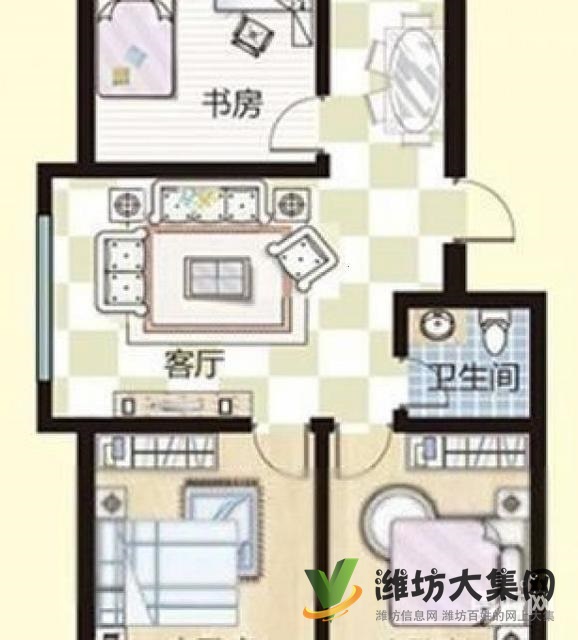 奥体中心 文苑小区多层一楼 精装三室出税双气供暖