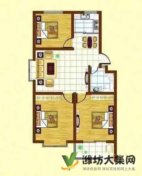 沿河观景房 莱茵名都 带车位 精装未住 前后无遮挡