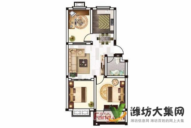 上城佳乐家茂华紫苑公馆近多层91平3室仅售48.8