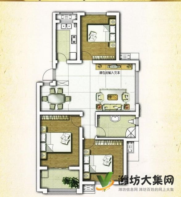 鲁发名城,3居室2厅,精装修短住保养好,真实图片和