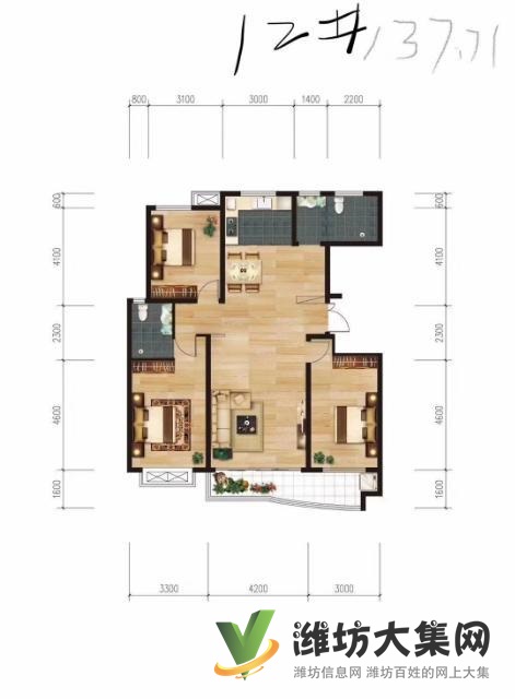 北海路玉清街金尊华府现房热销楼盘顶