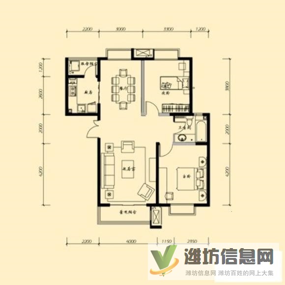 上城佳乐家近,茂华紫苑公馆,已装修,带部分家具家电,急售86