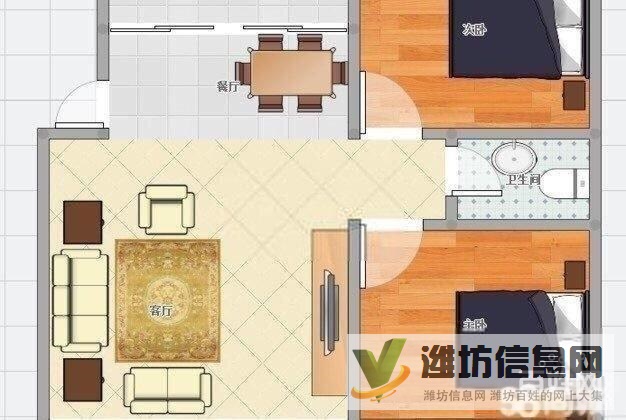 白浪河畔 上河园 多层二楼 精装修 带地下室110平 无 税