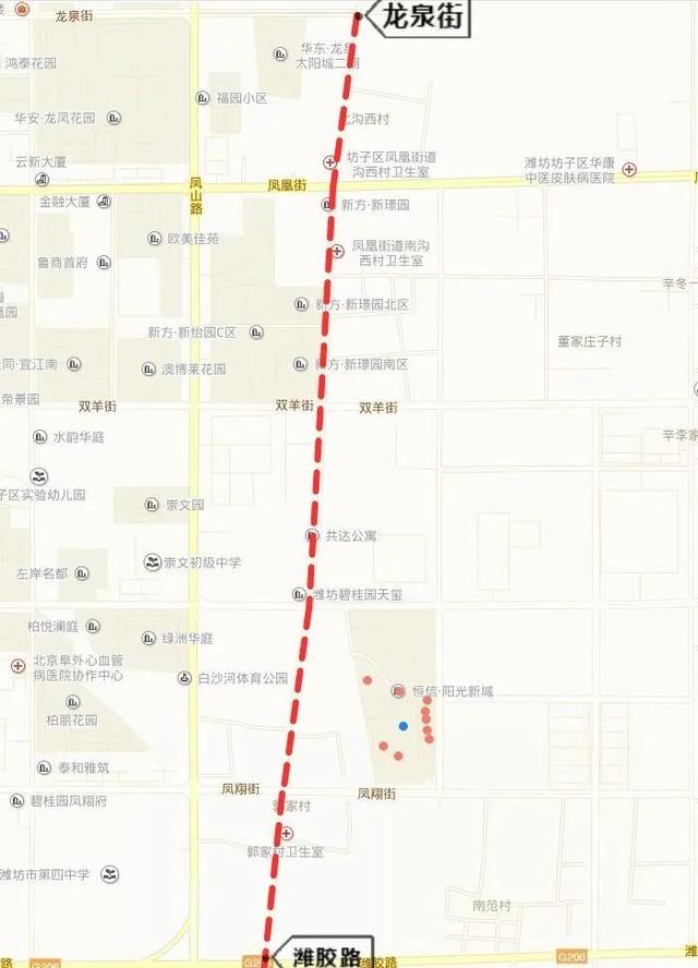 潍坊市区多地修路，车俩出行需提前做好绕行准备