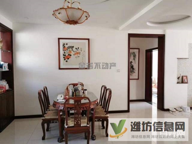 《美林花园》多层4楼183平米精装三室有车库