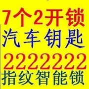 青州7个2开锁汽车钥匙指纹锁保险柜