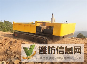 橡胶履带山地运输车 自卸履带翻斗车出售 建筑工程砂石运输车