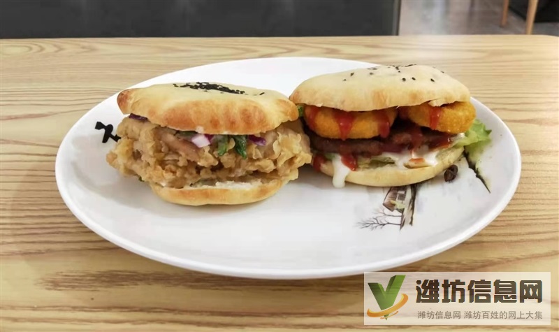 每日邮堡中式汉堡开业钜惠