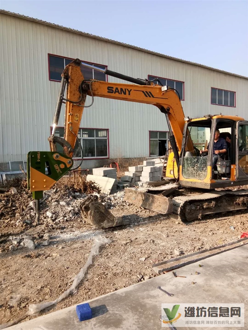 液压破碎锤 凿岩机械破碎镐 新外壳设计连港工兵破碎锤68