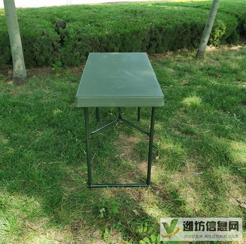 1.1m便携吹塑折叠单兵会议桌厂家直供户外吹塑折叠桌便携式办公摆摊长条桌批发